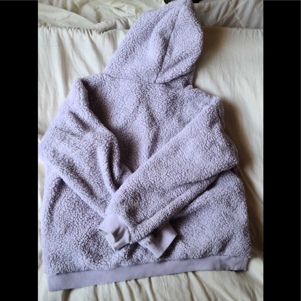 Purple Fleece Hoodie